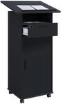 VCM Holz mobiles Rednerpult | Ma&szlig;e ca. H. 109 bis 120 cm x B. 60 cm x T. 50 cm 