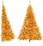 vidaXL K&uuml;nstlicher Halb Weihnachtsbaum mit St&auml;nder Christbaum Tannenbaum Dekobaum