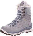 LOWA Damen Calceta Evo GTX Schuhe, grau-Ocker, UK 5.5