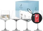 Zwiesel Glas Gin Tonic Glas Echo (4-er Set), bauchige Longdrinkgl&auml;ser f&uuml;r Gin