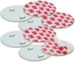 SHD Klebepads Magnetische Rauchmelder-Halterung f&uuml;r Feuermelder, 3M...