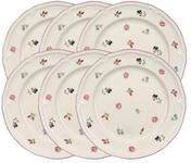Villeroy & Boch Petite Fleur Speiseteller, Porzellan, Wei&szlig;, 29.20 x 29.20 x...