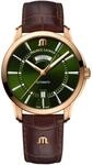 Maurice Lacroix Pontos Tagesdatum 41 mm, bronzefarbenes Geh&auml;use, gr&uuml;nes