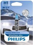 Philips WhiteVision ultra H1 Scheinwerferlampe, Einzelblister, 523630, Single blister