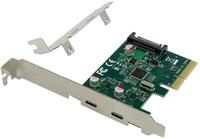 Conceptronic 2-Port USB 3.2 GEN 2 Type-C PCIE