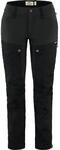 Fj&auml;llr&auml;ven Damen Keb Curved Hose, Black, 34/R