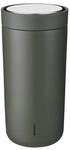 Stelton To-Go Click | Thermobecher, doppelwandige Isolierflasche - Rostfreier,