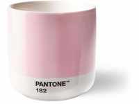 Pantone doppelwandiger Porzellan-Thermobecher Cortado, ohne Henkel, 190ml, Light Pink
