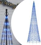 vidaXL LED Weihnachtsbaum, Beleuchtet Christbaum mit 1534 LEDs, Tannenbaum