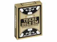 Copag 22540055 - Plastik Poker, schwarz, Texas Hold'Em, Spielkarten