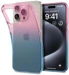 Spigen Liquid Crystal H&uuml;lle Kompatibel mit iPhone 15 Pro -Gradation Pink