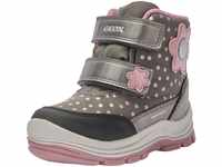 Geox Baby-Mädchen B FLANFIL Girl B ABX Ankle Boot, DK Grey/PINK, 20 EU