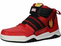 Geox J Perth Boy D Sneaker, RED/Black, 30 EU