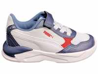 PUMA X-RAY Speed LITE AC PS Sneaker, Navy White-for All TIME RED-Inky Blue, 32 EU