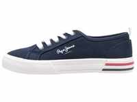 Pepe Jeans Brady Basic B Sneaker, Blue (Navy), 35 EU