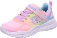 Skechers M&auml;dchen 303503l Lpmt Sneaker, Hellrosa Netzstoff mit Mehreren Zierteilen,
