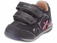 Geox Baby - Mädchen B Each Girl First Walker Shoe, Dunkelgrau, 20 EU