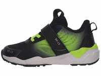 Lurchi LEIF YK-ID Sneaker, Black NEON Green, 28 EU