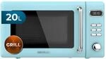Cecotec Digitaler Mikrowellenherd mit Grill Proclean 5110 Retro Blue, 20L