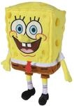 Simba 109491000 - Spongebob Schwammkopf Pl&uuml;sch 35cm, Pl&uuml;schfigur mit recyceltem