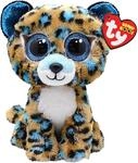 TY Cobalt Leopard Beanie Boo Regul&auml;r 6" | Beanie Baby Weiches Pl&uuml;schtier 