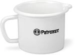 Petromax Emaille Milchtopf wei&szlig; (1000 ml) | Robust & kratzfest | Integrierte Skala 