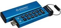 Kingston IronKey Keypad 200C 64GB Verschl&uuml;sselter USB | Alphanumerische...