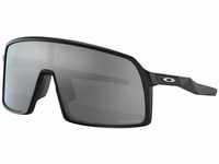 Oakley Men's OO9406 Sutro Rectangular Sunglasses, Matte Black/Prizm Black, 37 mm