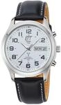 ETT Eco Tech Time Funk Solar Herren Uhr Analog mit Leder Armband EGS-11436-12L