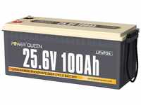 Power Queen 25.6 V 100 Ah 2.56 kWh tiefe Zyklus-LiFePO4-Batterie mit langem...
