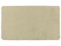 WENKO Badteppich Belize Sand, 60 x 90 cm - Badematte, sicher, flauschig, fusselfrei,