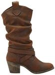 Womens Rocket Dog Sidestep Graham Boots in chocolate.