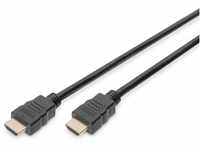 DIGITUS HDMI Premium High Speed Anschlusskabel, Typ A St/St - HDMI 2.0-3.0m - mit