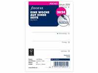 FILOFAX Kalendereinlage Pocket 1 Woche pro Seite (Deutsch)2024