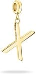 Liebeskind Berlin Charm LJ-1278-P-18 'X' IP Gold