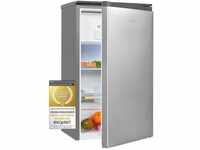 Exquisit Kühlschrank KS117-3-010E silber | Kühlschrank mit Gefrierfach...