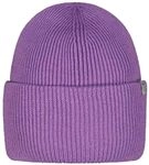 Barts Haveno Beanie Lila/Violett - Warme dehnbare Strickm&uuml;tze, Gr&ouml;&szlig;e One Size -