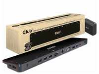 Club3D CSV-1565 Dockingstation USB Gen1 Typ-C Dreifach-Display DP1.4 Alt-Modus Smart