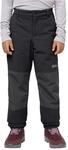 Jack Wolfskin Unisex Kinder Rascal Winter Pants K Wanderhose, Schwarz, 92 EU