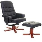 Mendler Relaxsessel HWC-E30, Fernsehsessel Liegesessel TV-Sessel mit Hocker,