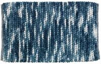 WENKO Badteppich Urdu Mod. Blau, Badematte im Melange-Effekt, schwere Qualit&auml;t,