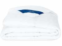 Genius eazzzy Bettdecke 155x220 cm - Ganzjahresbettdecke aus Baumwolle in weiß...
