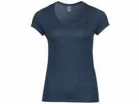 Odlo Damen Funktionsunterwäsche Kurzarm Shirt ACTIVE F-DRY LIGHT ECO, blue wing