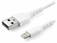 StarTech.com 1m USB-A auf Lightning-Kabel - Hochbelastbare, robuste Aramidfaser...
