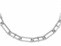 FOSSIL Halskette für Frauen Heritage D-Link Edelstahlkette, Länge: 375mm+60mm,