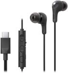 JVC HA-FR9UC-B - USB Typ-C kabelgebundener Kopfh&ouml;rer mit kraftvollem und