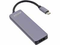 InLine® Multifunktions-Hub USB 3.2 Gen.1, 2X USB-A 5Gb/s + HDMI 4K/30Hz +