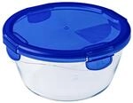 Pyrex 287PG00 Mehrzweckform Rund, mit Deckel, 0, 7 L, Glas, transparent, 0.327 x