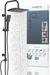 Schütte Duschset MALLORCA Duschsäule mit großer Regendusche Handbrause mit 3 Schütte Duschset MALLORCA Duschsäule mit großer Regendusche Handbrause mit 3
