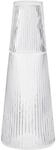 Stelton Pilastro geriffelte Glaskaraffe - D&auml;nisches Design - Art Deco Stil -